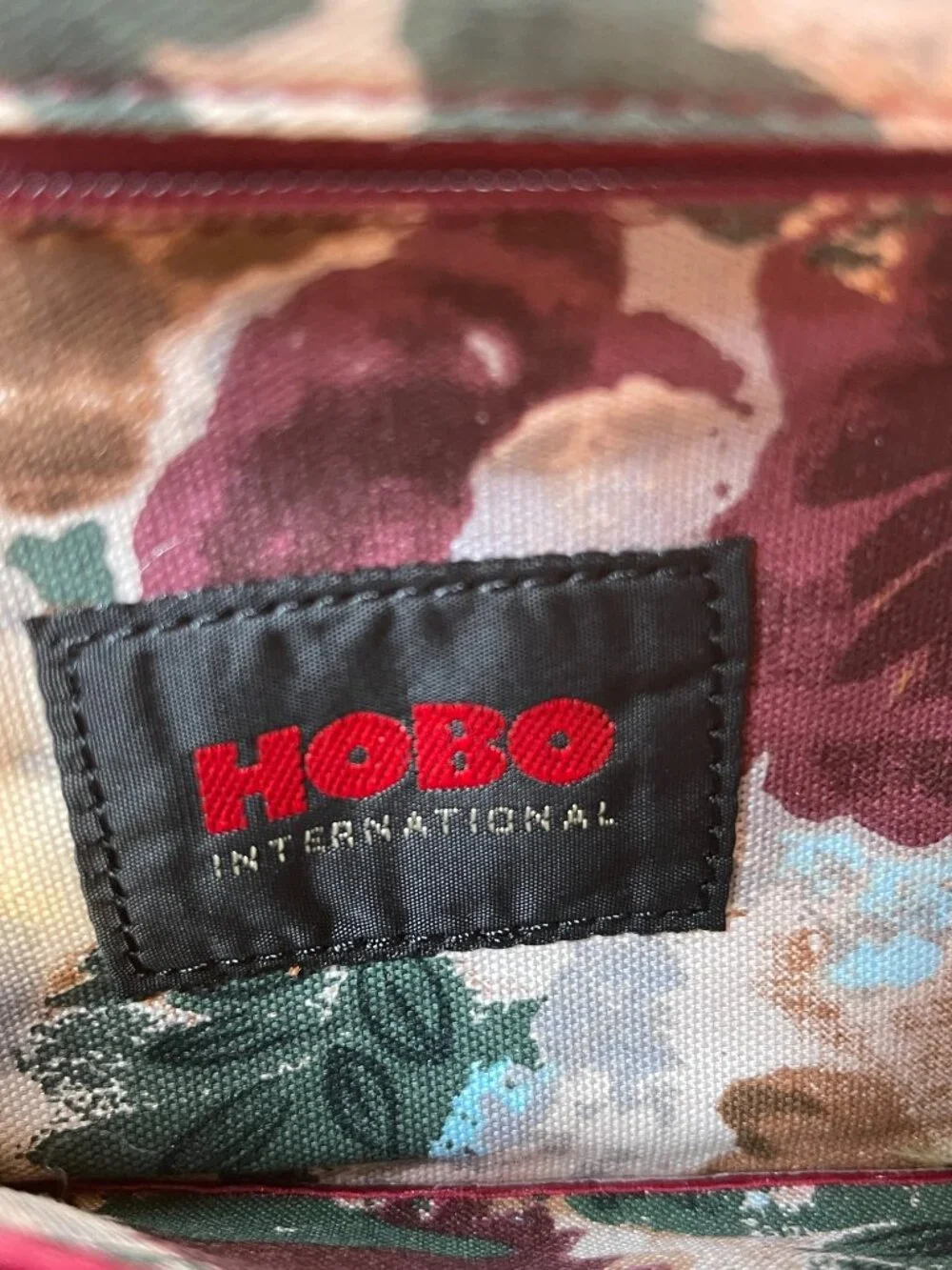 HOBO Large Leather Double Kisslock Frame Clutch Organizer Handbag